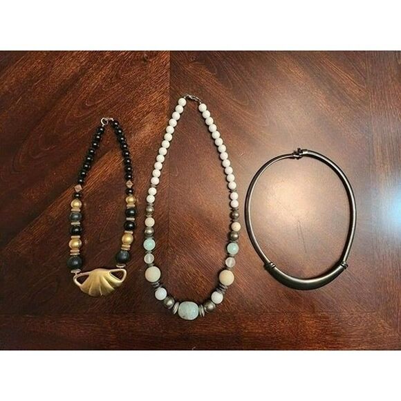 Vintage Chunky Necklace Lot - Picture 1 of 10